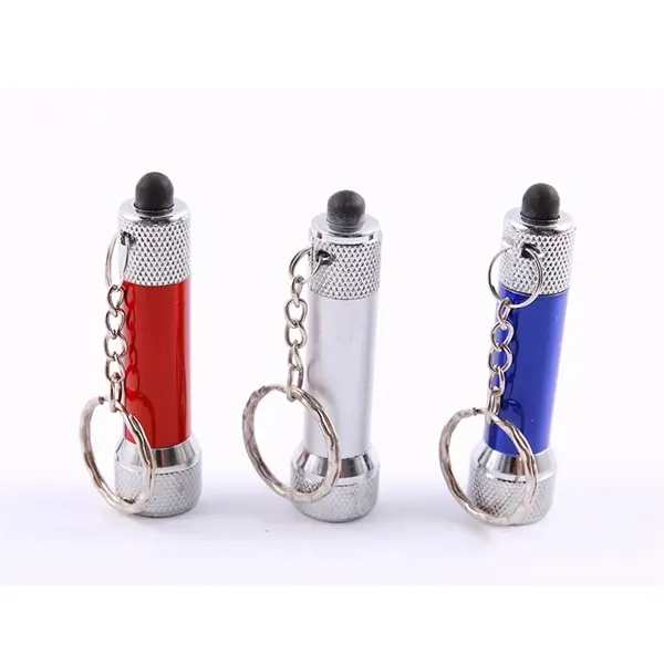 Promotional Metal LED Flashlight Keychain