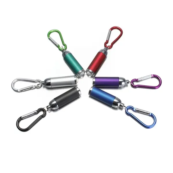 Custom Metal LED Flashlight Keychains