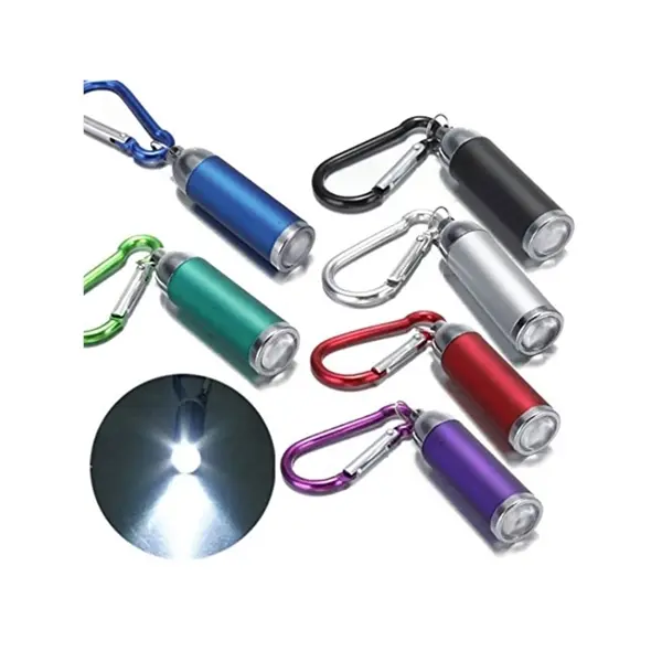 Custom Metal LED Flashlight Keychain