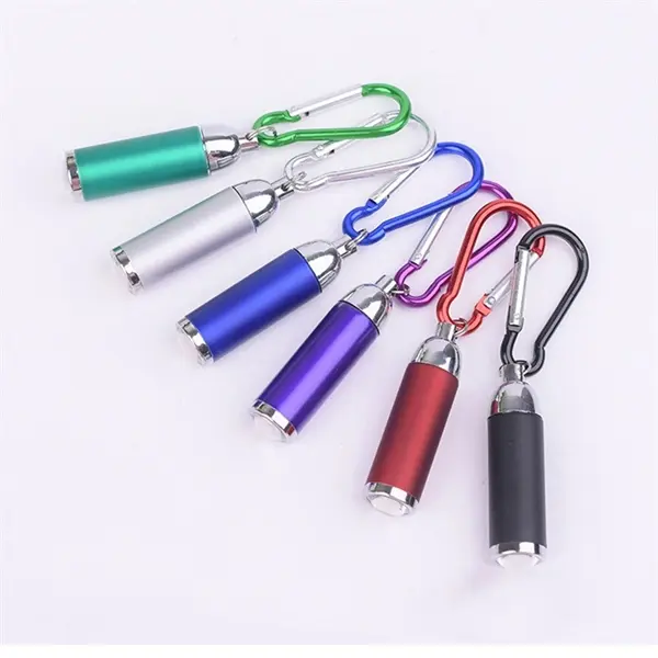 Custom Printed Metal LED Flashlight Keychain