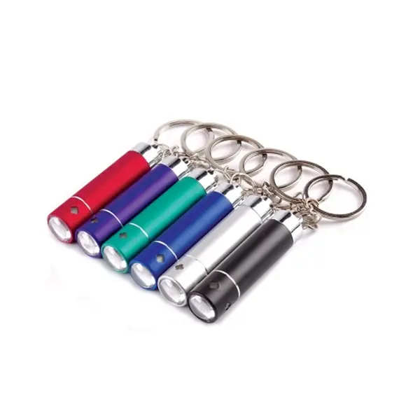 Promotional Metal LED Flashlight Keychain