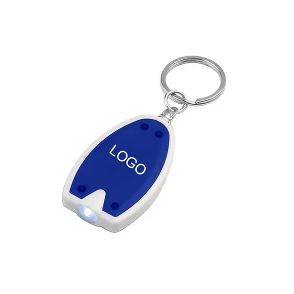 Metal LED Flashlight Keychain