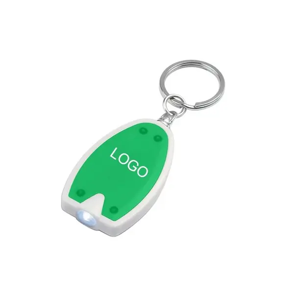 Metal LED Flashlight Keychain