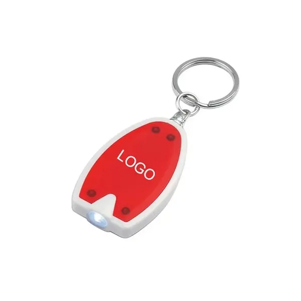 Metal LED Flashlight Keychain