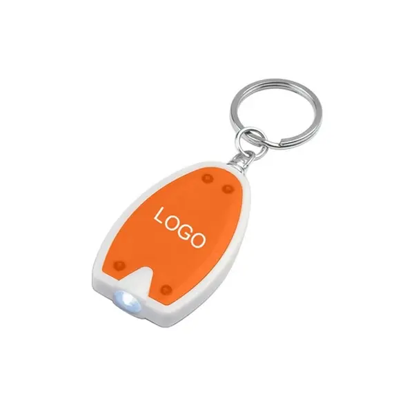 Metal LED Flashlight Keychain