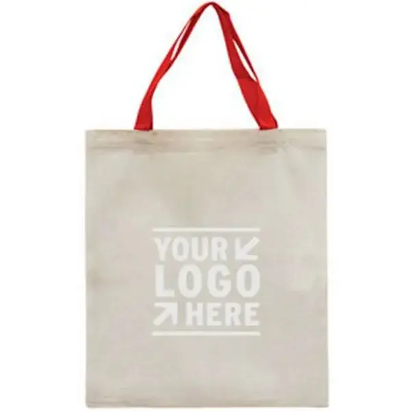 Canvas Day Tote & Color Accent Handles