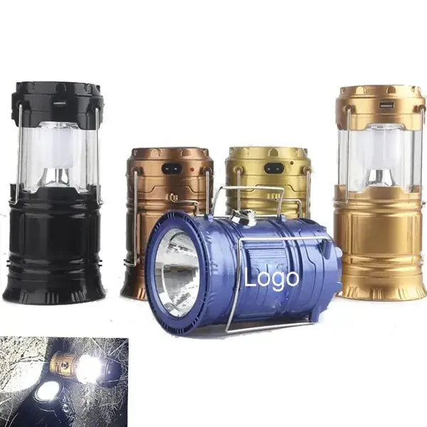 Portable Telescopic Solar Camping Light