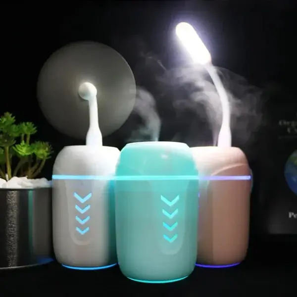 Mini USB 3 in 1 Air Car Humidifier