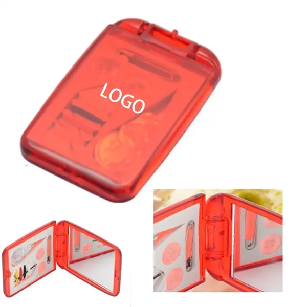 2 in 1 Rectangle Plastic Sewing Kit