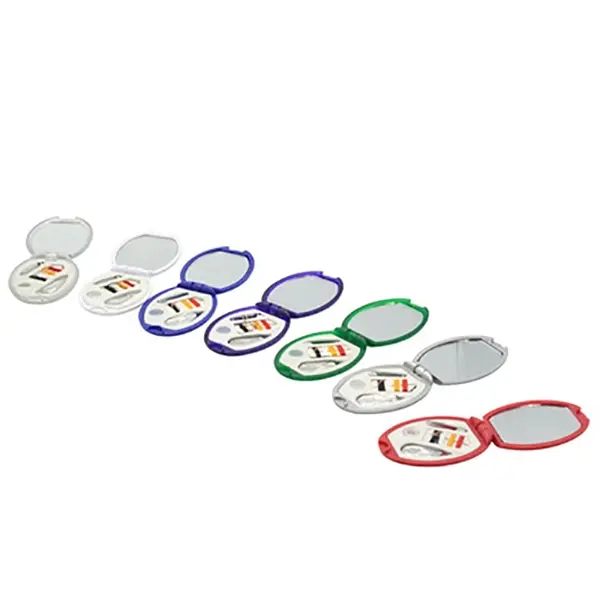 2 in 1 Ellipse Plastic Sewing Kit