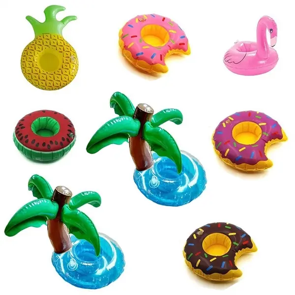 Inflatable Pink Flamingo Floating Coaster