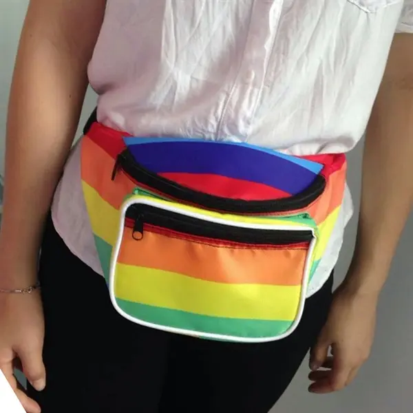 Custom Rainbow Colors Fanny Pack