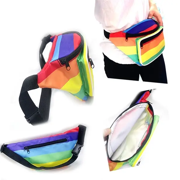Custom Rainbow Colors Fanny Pack