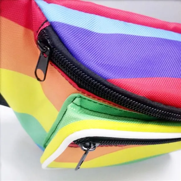 Custom Rainbow Colors Fanny Pack