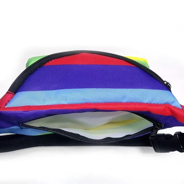 Custom Rainbow Colors Fanny Pack