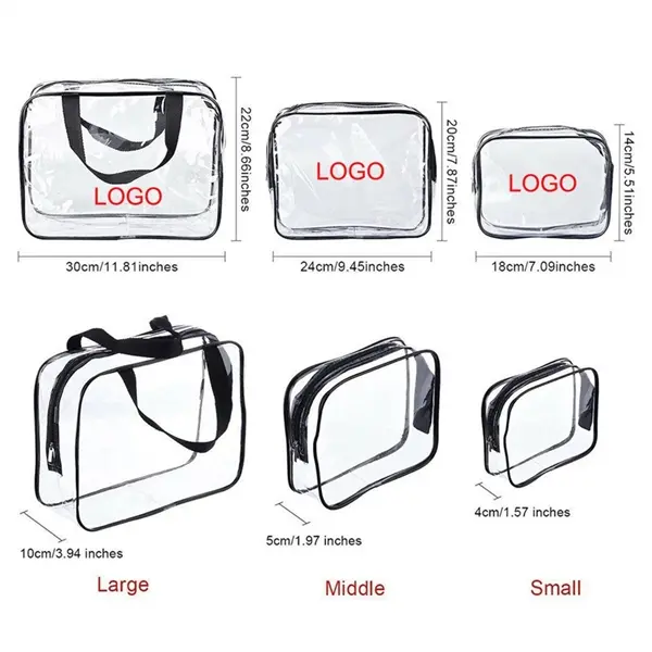Transparent PVC Toiletry Storage Bag