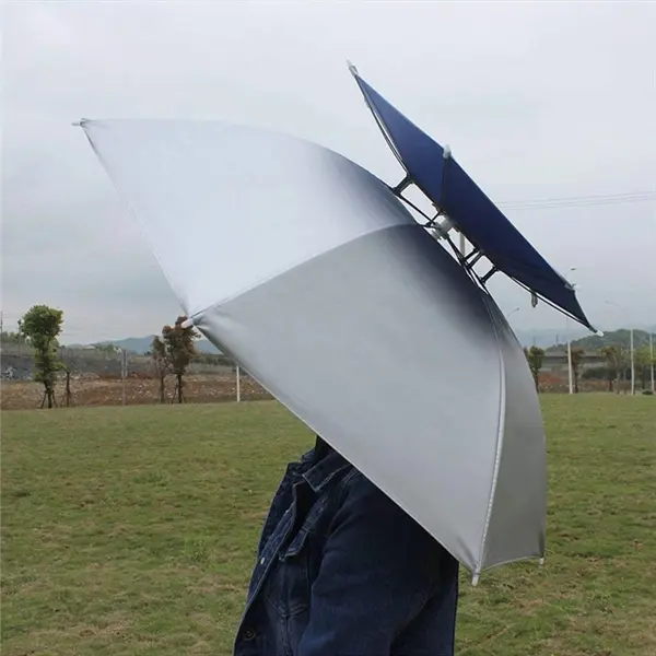 Folding Headwear Fishing Camping Umbrella
