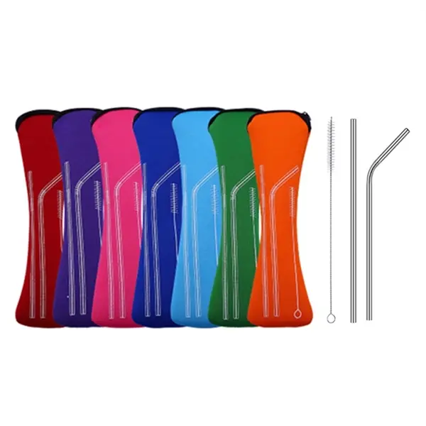 Resuable Stainless Steel Straw Set