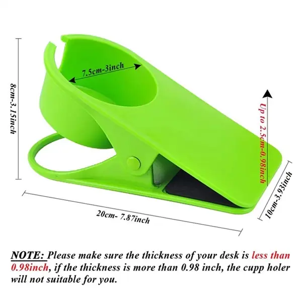 Table Desk Cup Holder Clip