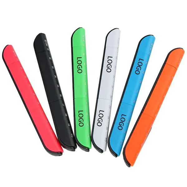 4 in 1 Multi-function ruler scissors with knife express unpa