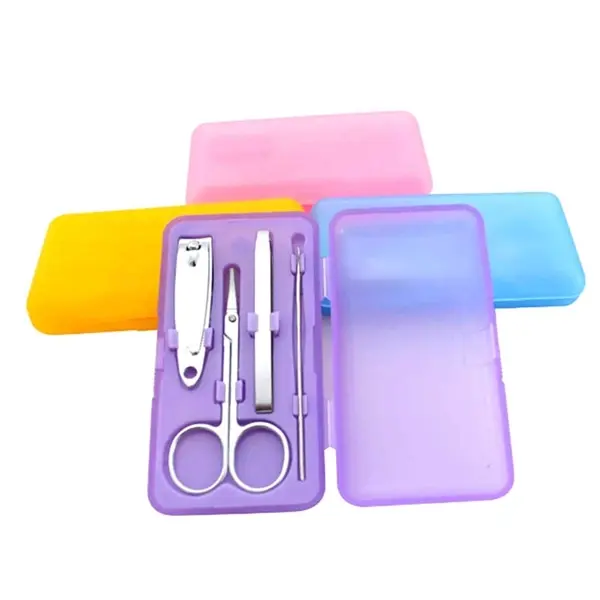 4Pcs/set Nails Clipper Kit Manicure Set Clippers Trimmers Pe