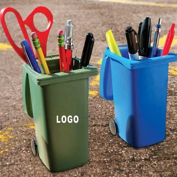 Trash Can Storage Desktop Bin Pen Holder