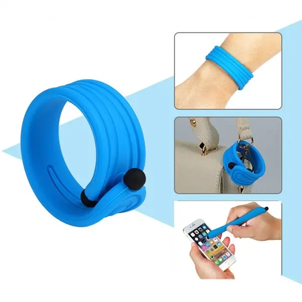 Silicone Slap Bracelet Stylus Pen