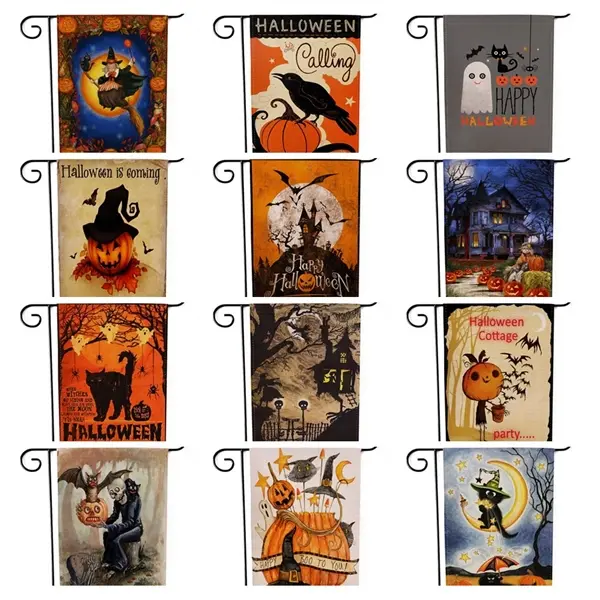 12.5''x18'' Double-Sided Trick Halloween Home Garden Flag