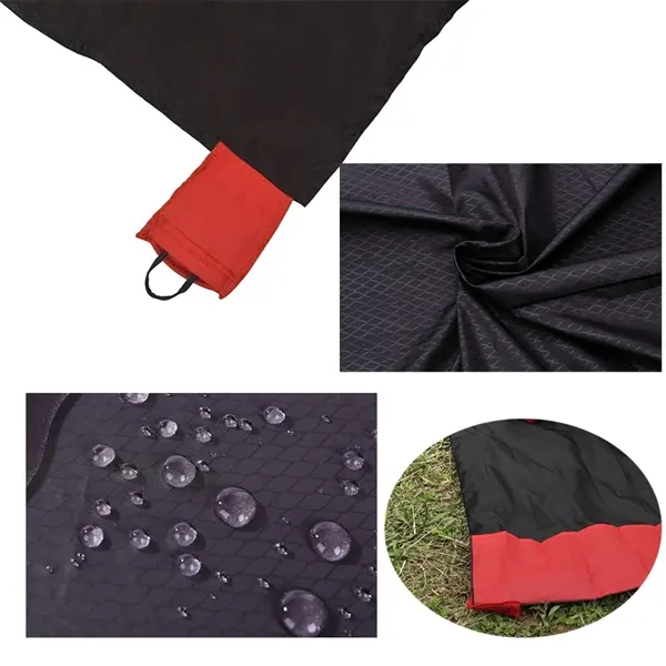 Outdoor Fan Pocket Nylon Picnic Mat Waterproof Beach Mat