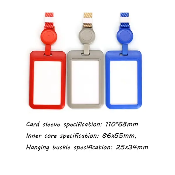Telescopic Card Lanyard Holder