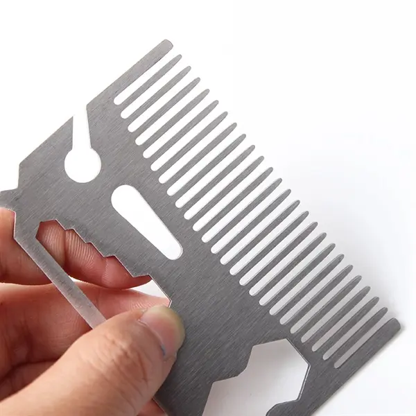 Metal Wallet Comb Bottle Opener