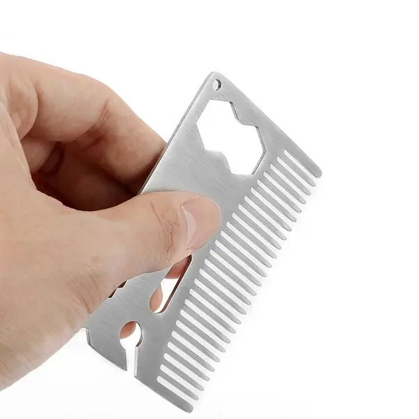 Metal Wallet Comb Bottle Opener