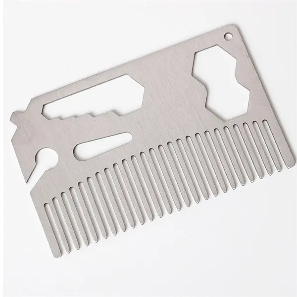 Metal Wallet Comb Bottle Opener