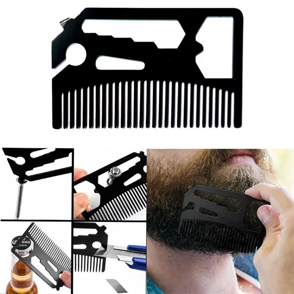 Metal Wallet Comb