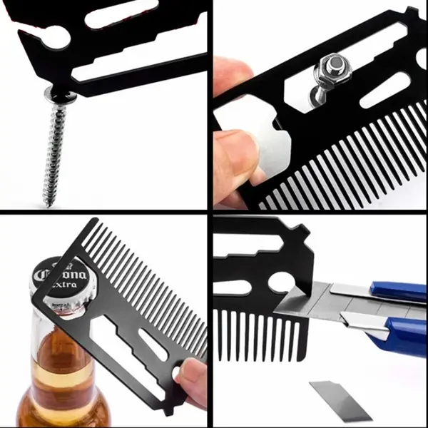 Metal Wallet Comb