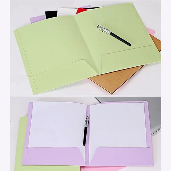 Reinforced Edge Paper Presentation Folder