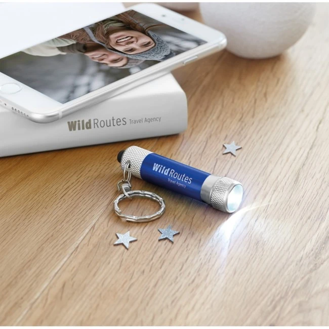 Aluminium Torch Keyring