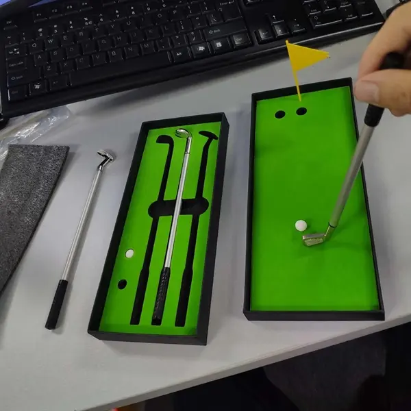 Mini Golf Game Ball-point Pen Gift Set