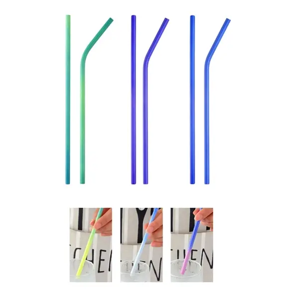 8" Color Changing Stainless Steel Straw
