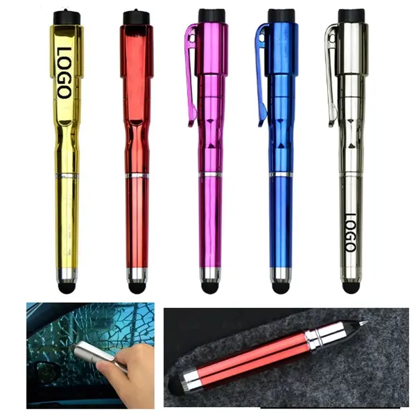 Self Defense Pen With Glass Breaker And Stylus