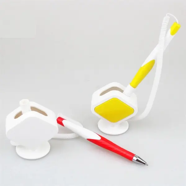 Bank Counter Ball Pen With Holder And Chain