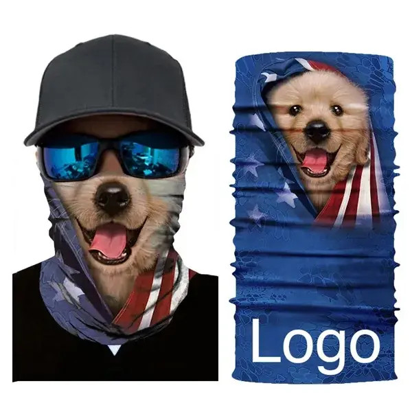 3D Animal Seamless Magic Neck Gaiter Face Mask