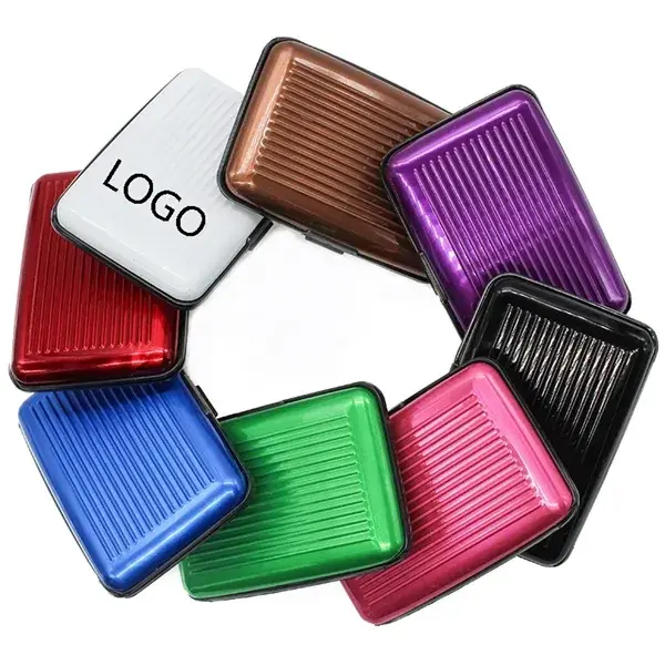 Waterproof metal business wallet credit card holder