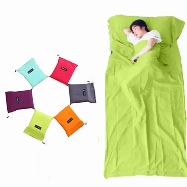 Adult travel envelope sleeping bag
