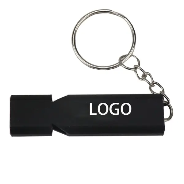 Aluminum Alloy Double Hole Survival Whistle High-frequency