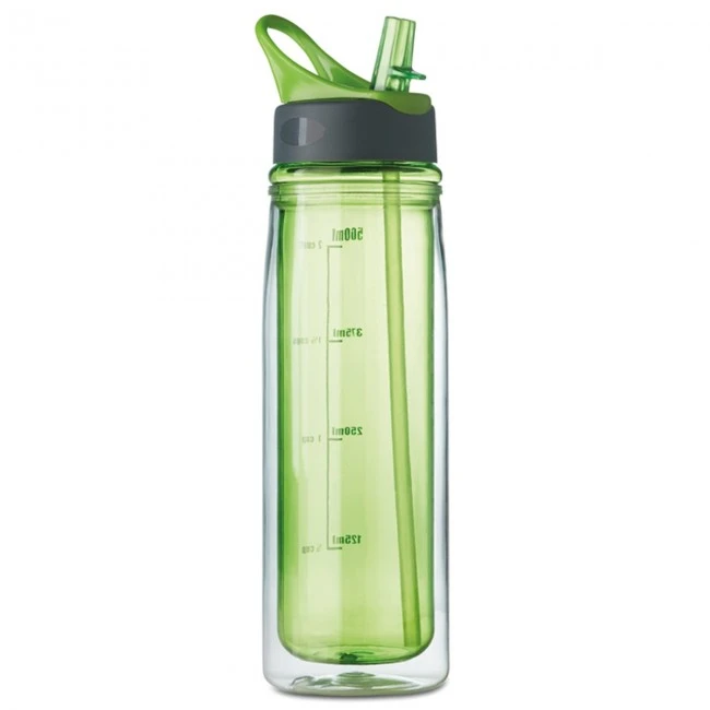 Double wall drinking bottle