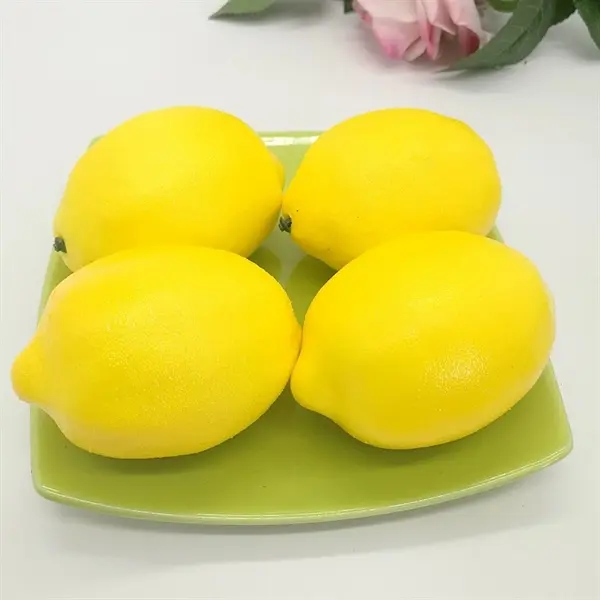 Real look foam artificial lemon