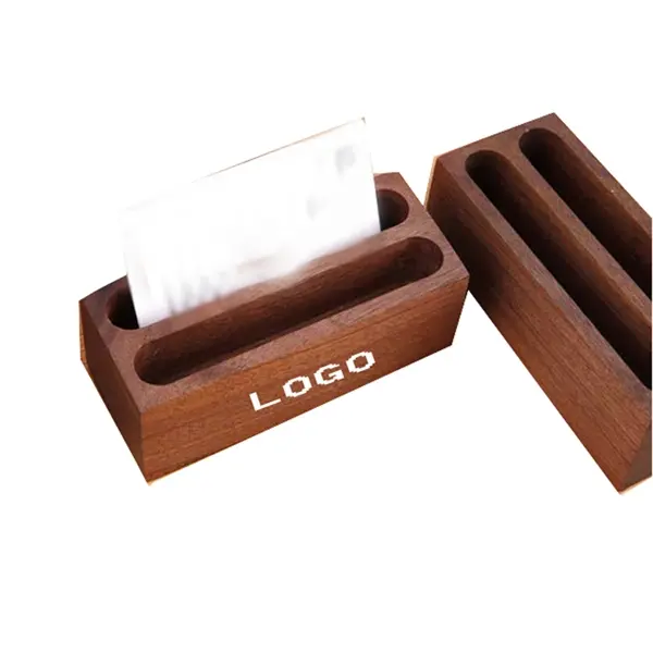5.1" wooden card holder