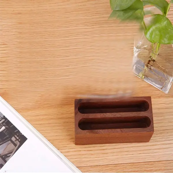 5.1" wooden card holder
