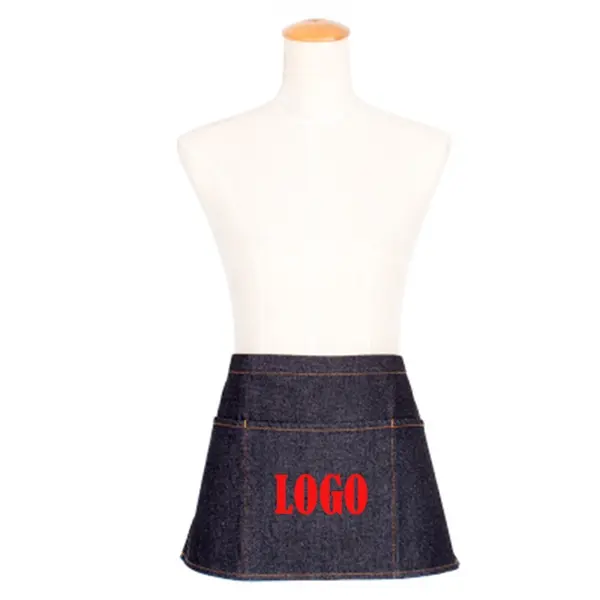 Denim Half-length Apron